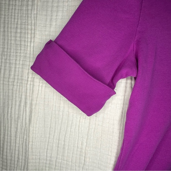 Lauren Ralph Lauren Womens Cotton 3/4 Sleeve Top Relaxed Modest Comfy Leisure L - Picture 3 of 9